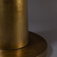 荷蘭Zuiver 古董市集仿舊感黃銅圓邊桌