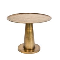 荷蘭Zuiver 古董市集仿舊感黃銅圓邊桌