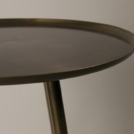 荷蘭Zuiver 黃銅拼接復古邊桌