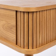 荷蘭Zuiver 方型木質拉門收納邊桌 (梣木)