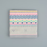荷蘭FloraCastle 灰色點綴花紋茶巾