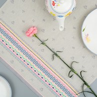 荷蘭FloraCastle 灰色點綴花紋桌巾