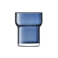 英國LSA 風格高低差玻璃杯2入組 (寶藍、300毫升)