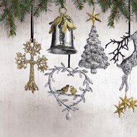 美國MichaelAram工藝飾品 幸福鳥花環聖誕裝飾