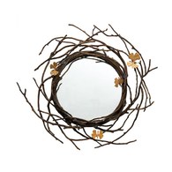 美國MichaelAram工藝飾品 銀杏蝴蝶系列圓鏡