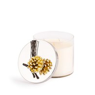 美國MichaelAram工藝飾品 金色松果系列經典蠟燭