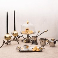 美國MichaelAram工藝飾品 鮮嫩石榴系列造型燭台