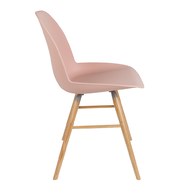 荷蘭Zuiver 艾伯特簡約弧形單椅 (淡粉)